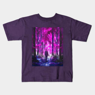 trippy forest Kids T-Shirt